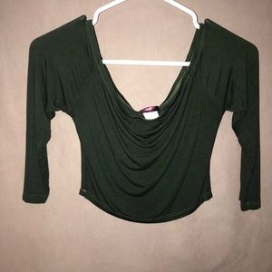 3/4 Sleeve Crop
